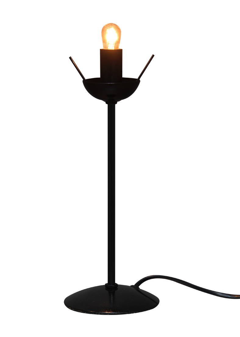 Mild Steel Ostrich egg lamp stand 180mm (excludes egg)