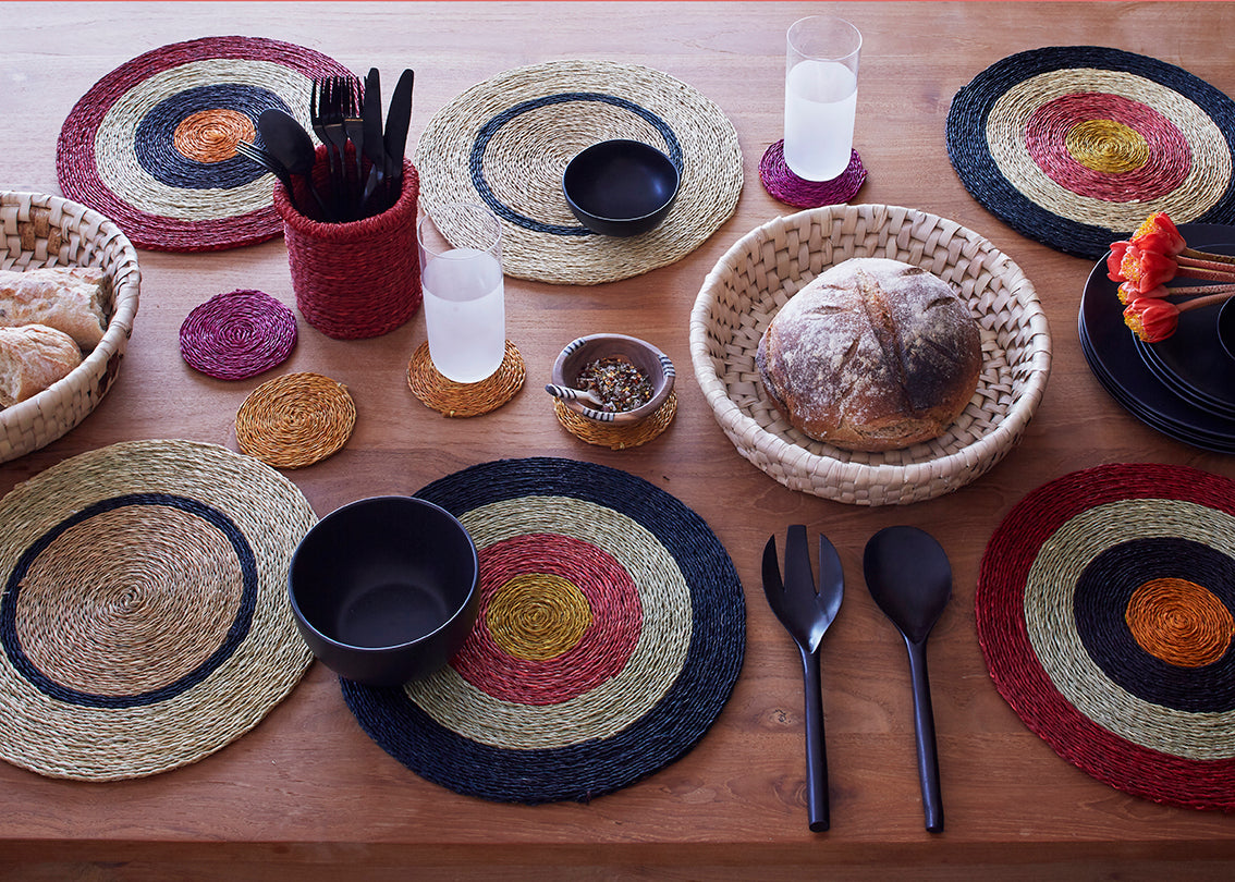 Bonehandle salad servers