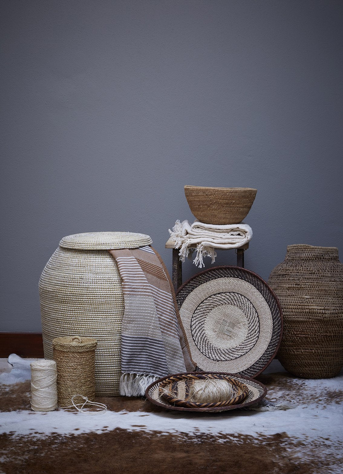 African Tonga basket 31.5cm