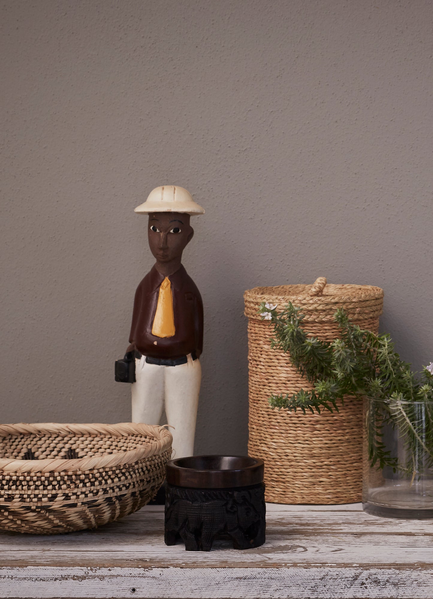 African Tonga basket 33.5cm