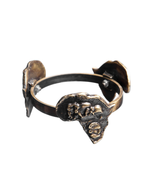 Africa brass stand