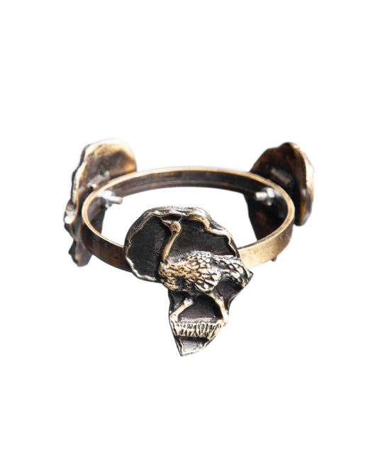 Ostrich Africa egg stand