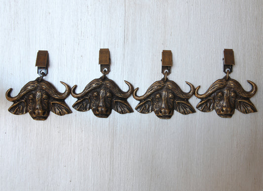 Buffalo brass tablecloth weights