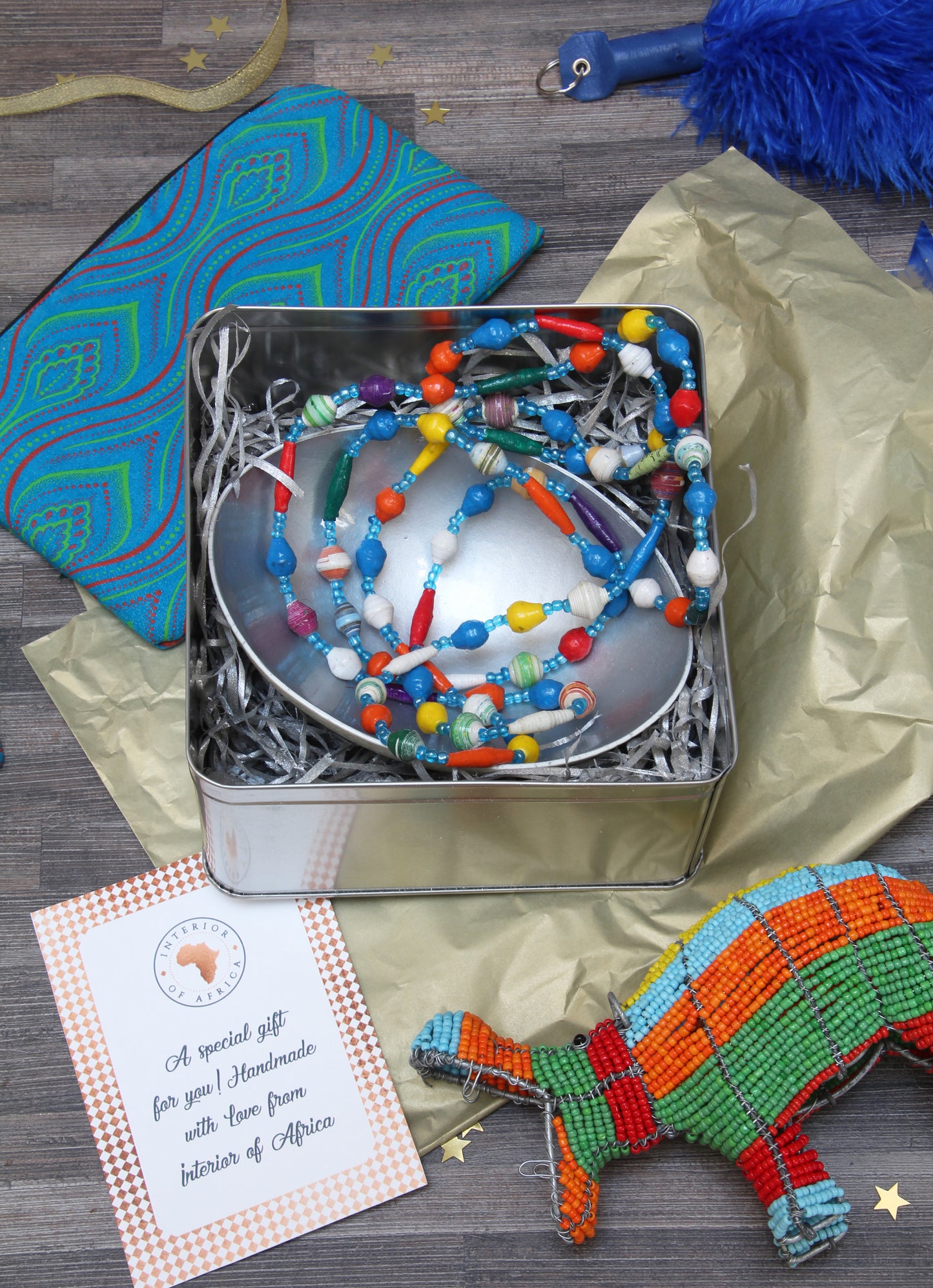 Christmas African collection gift tin