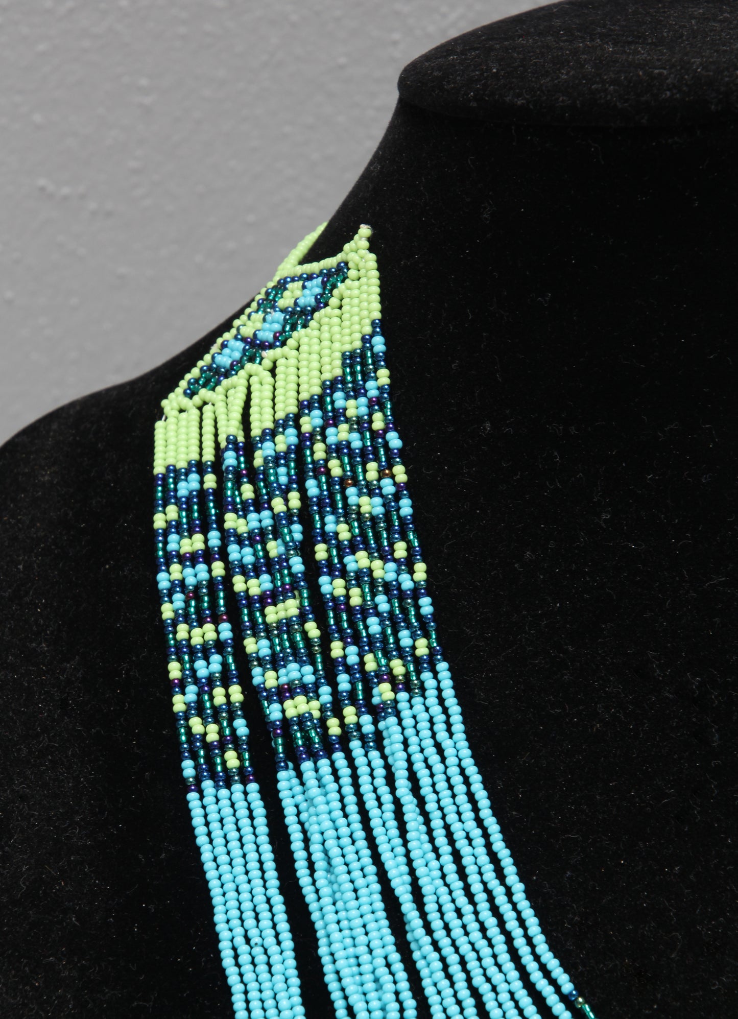 Maasai multi-colour multi-stringed necklace