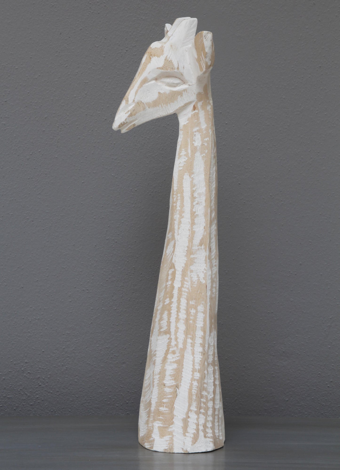 Whitewashed African jacaranda giraffe