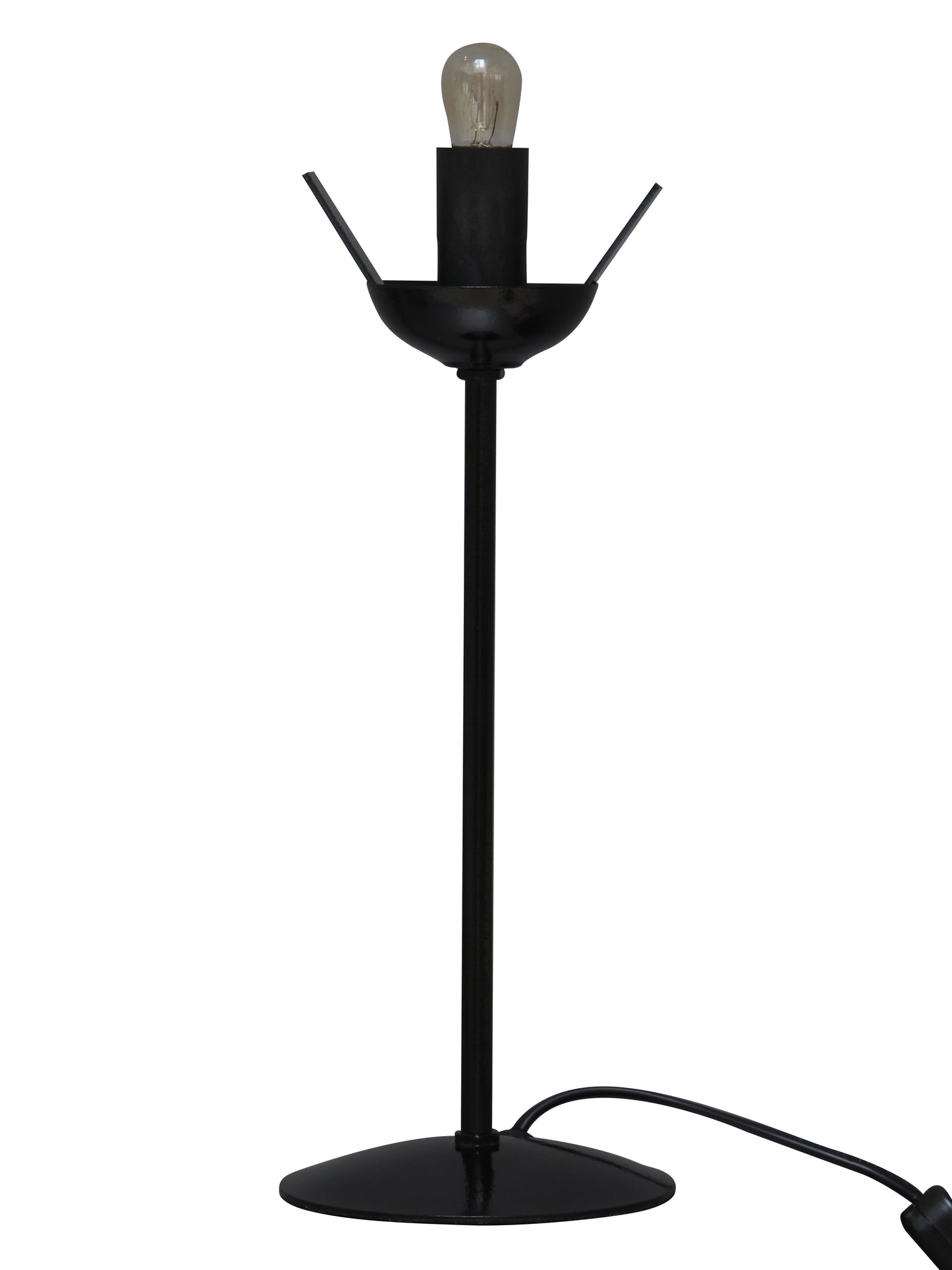 Mild Steel Ostrich egg lamp stand 230mm (excludes egg)