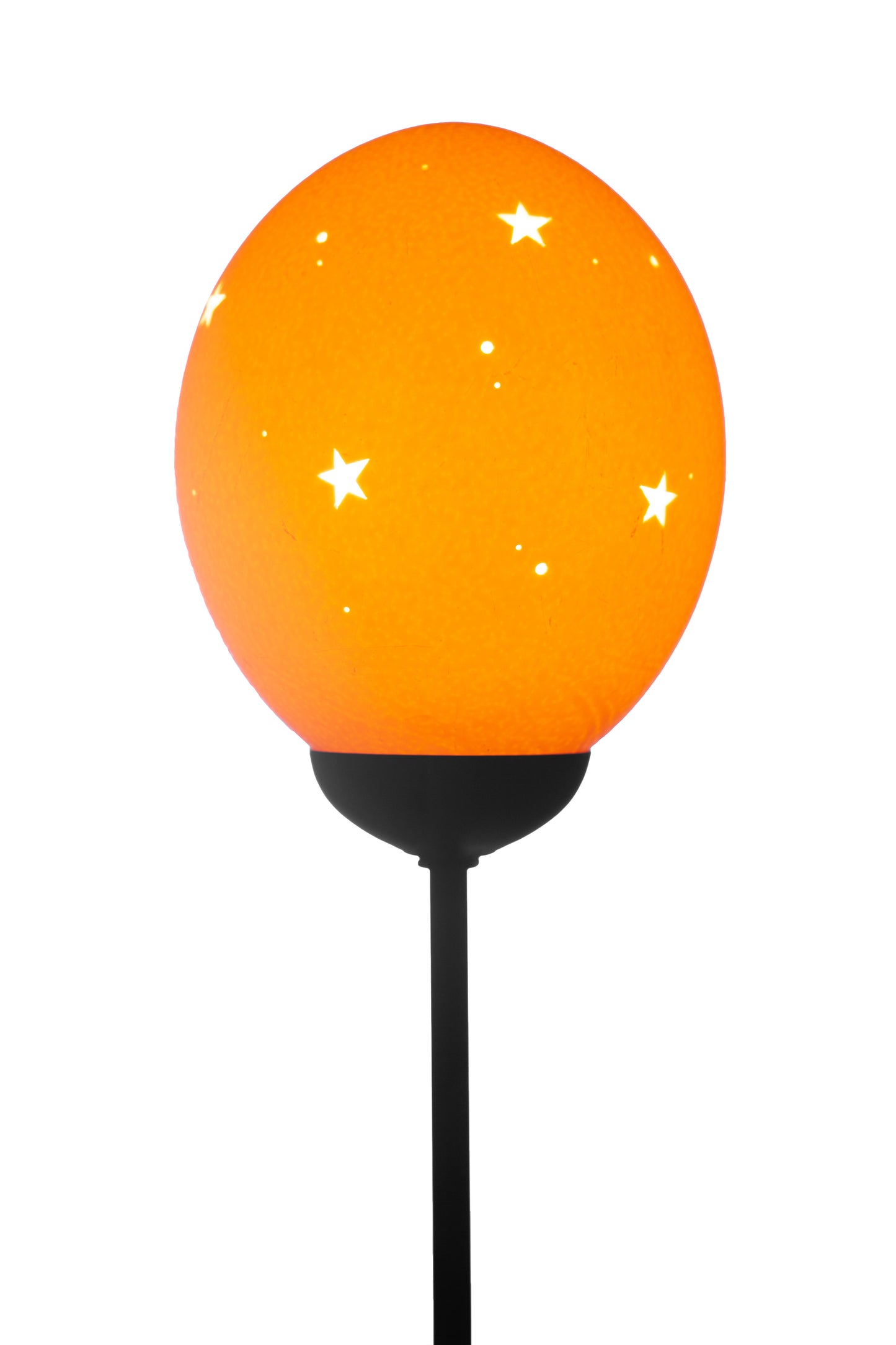 Moon & Stars themed ostrich egg Lamp
