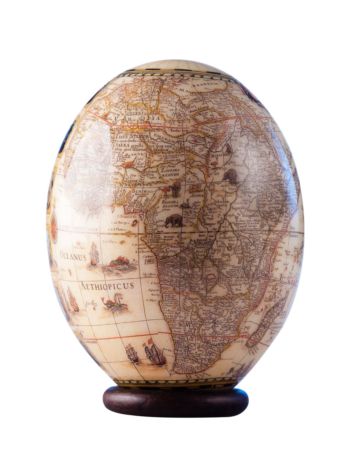 SPECIAL: 2 decoupage eggs and 2 stands