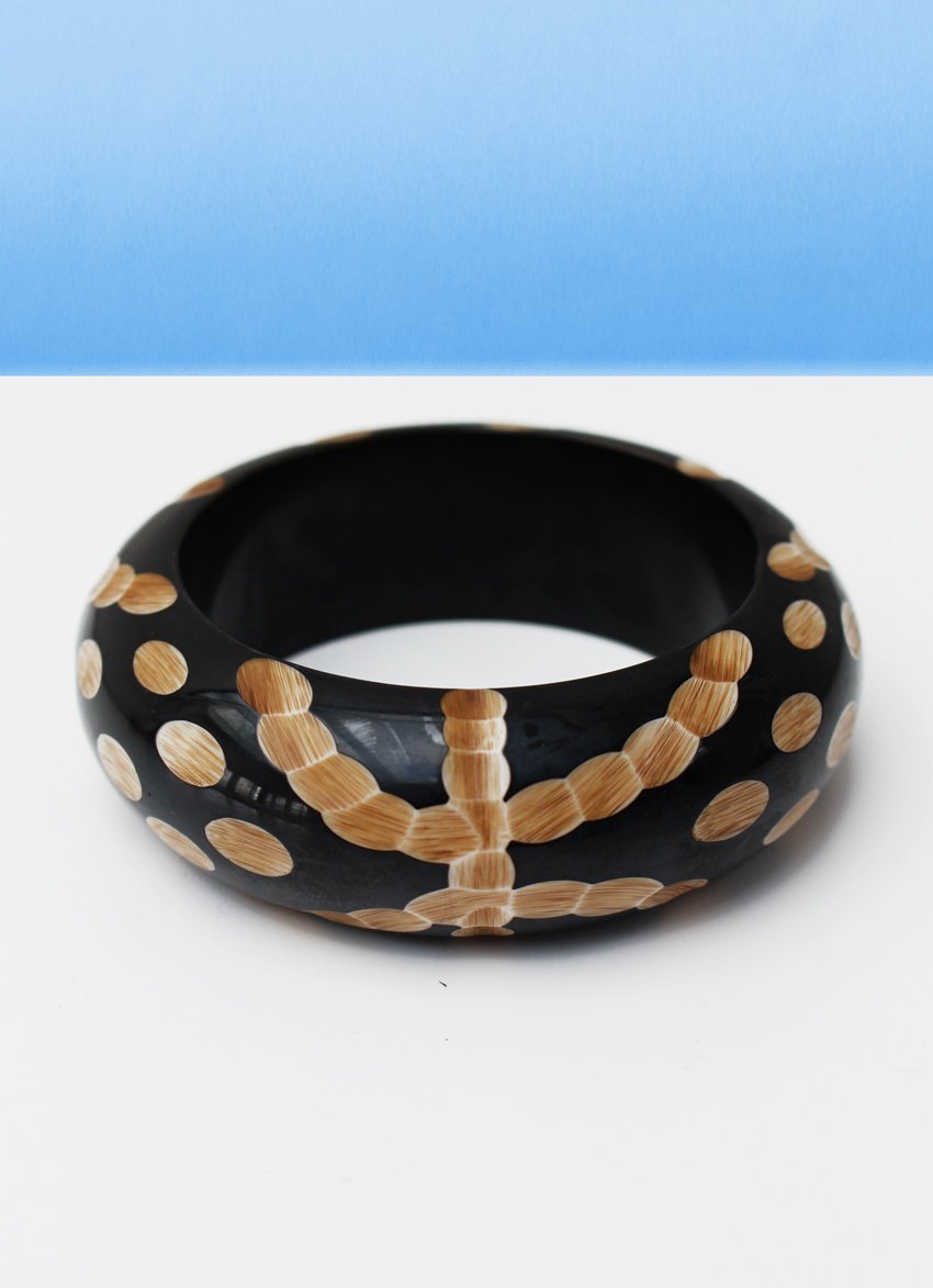 Glossy Ebony bangle