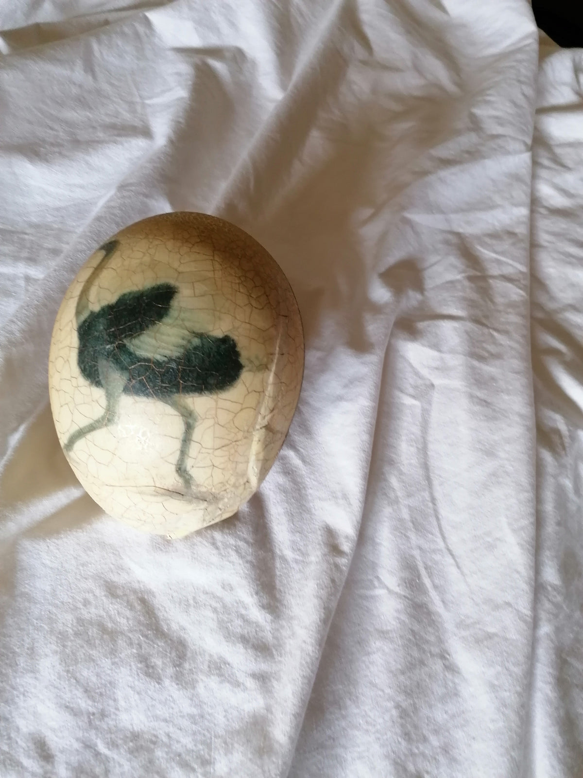 Custom decoupage egg for Rina