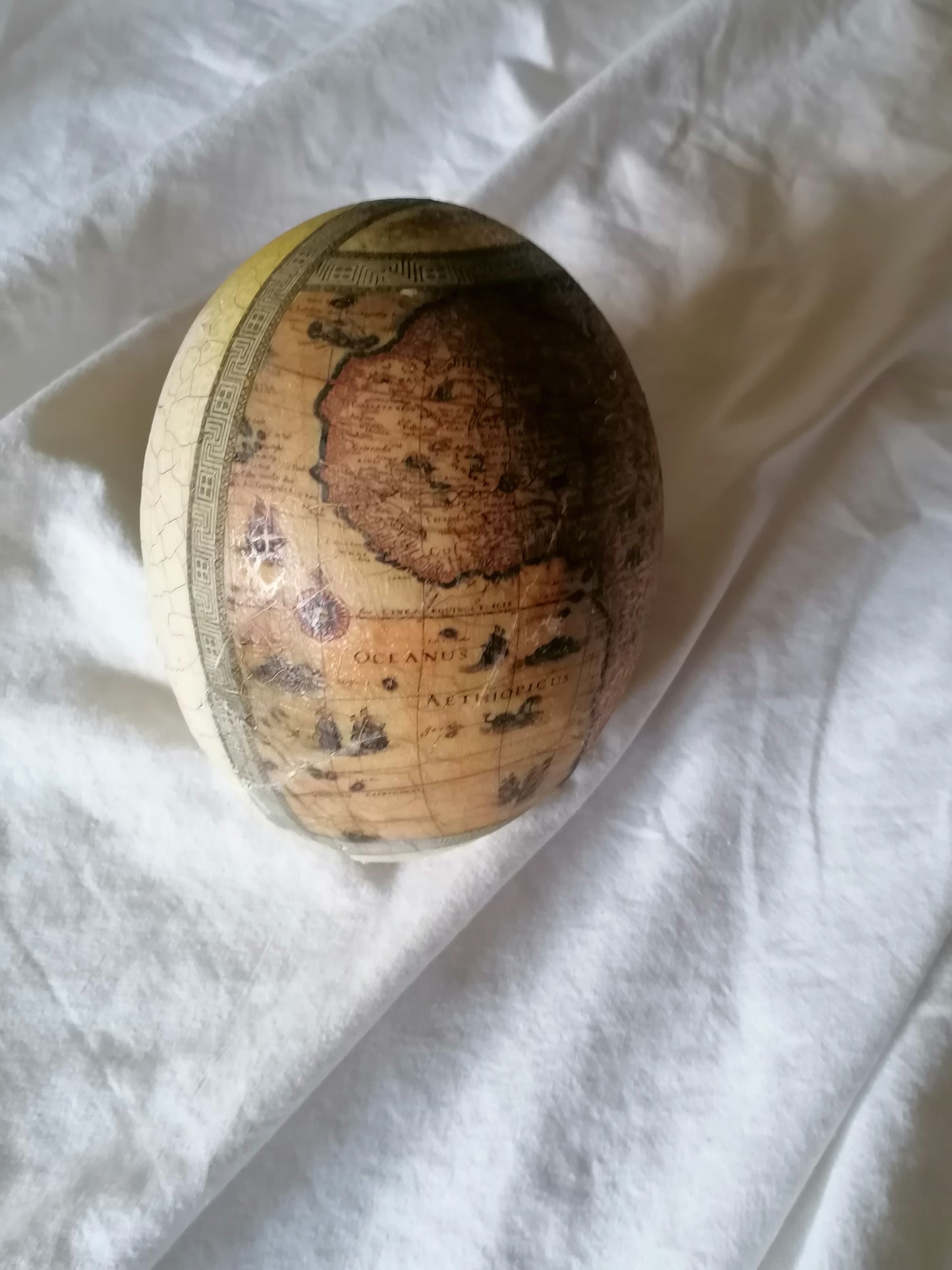 Custom decoupage egg for Rina