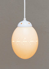 Load image into Gallery viewer, Natural ostrich eggshell pendant light