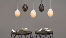 Load image into Gallery viewer, Natural ostrich eggshell pendant light