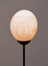 Load image into Gallery viewer, Big 5 Galaxy ostrich egg lamp