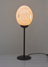 Load image into Gallery viewer, Mild Steel Ostrich egg lamp stand 230mm (excludes egg)