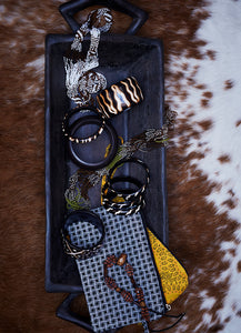 Warthog tusk keychain