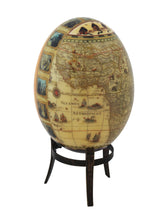Load image into Gallery viewer, Decoupage African venda girl &amp; Africa map ostrich egg