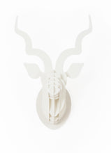Load image into Gallery viewer, Small Kudu head in paperboard wall mount