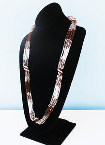Multi-stringed Maasai beaded necklace