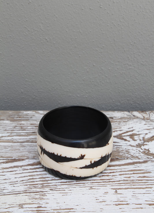 Circular horn bangle