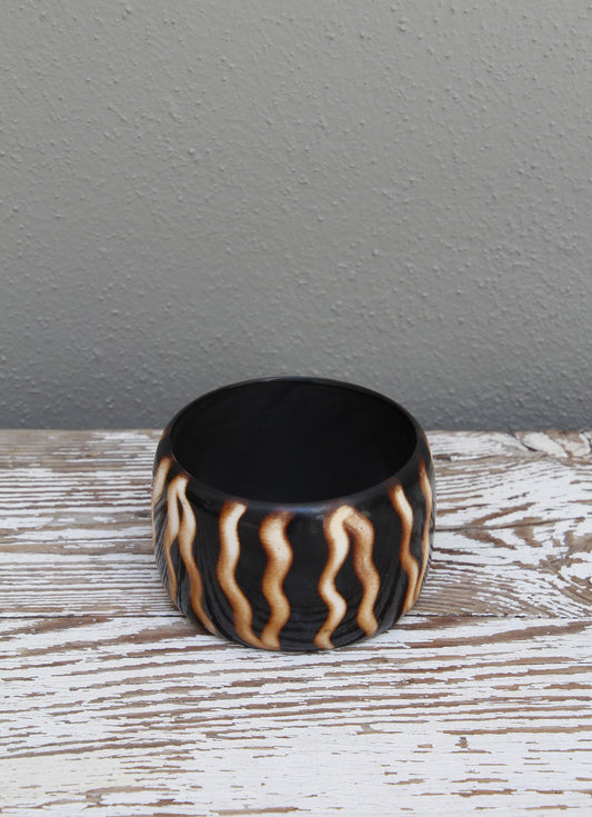 Circular horn bangle