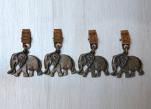 Load image into Gallery viewer, Elephant brass tablecloth weights
