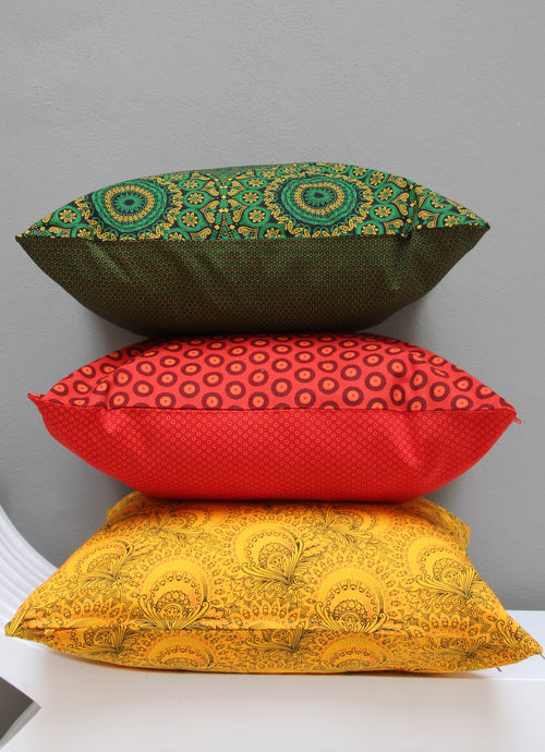 Mixed set of Shwe-shwe scatter cushions