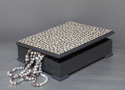 African eggshell mosaic gift box