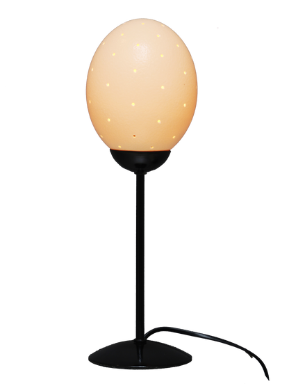 Mild Steel Ostrich egg lamp stand 180mm (excludes egg)