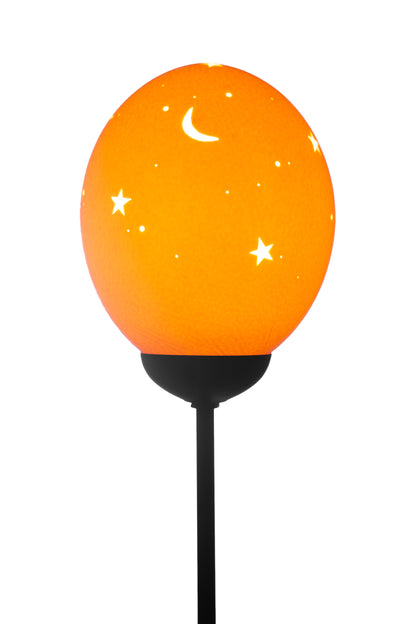 Moon & Stars themed ostrich egg Lamp