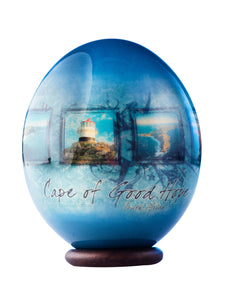 Decoupage Cape of Good Hope ostrich egg