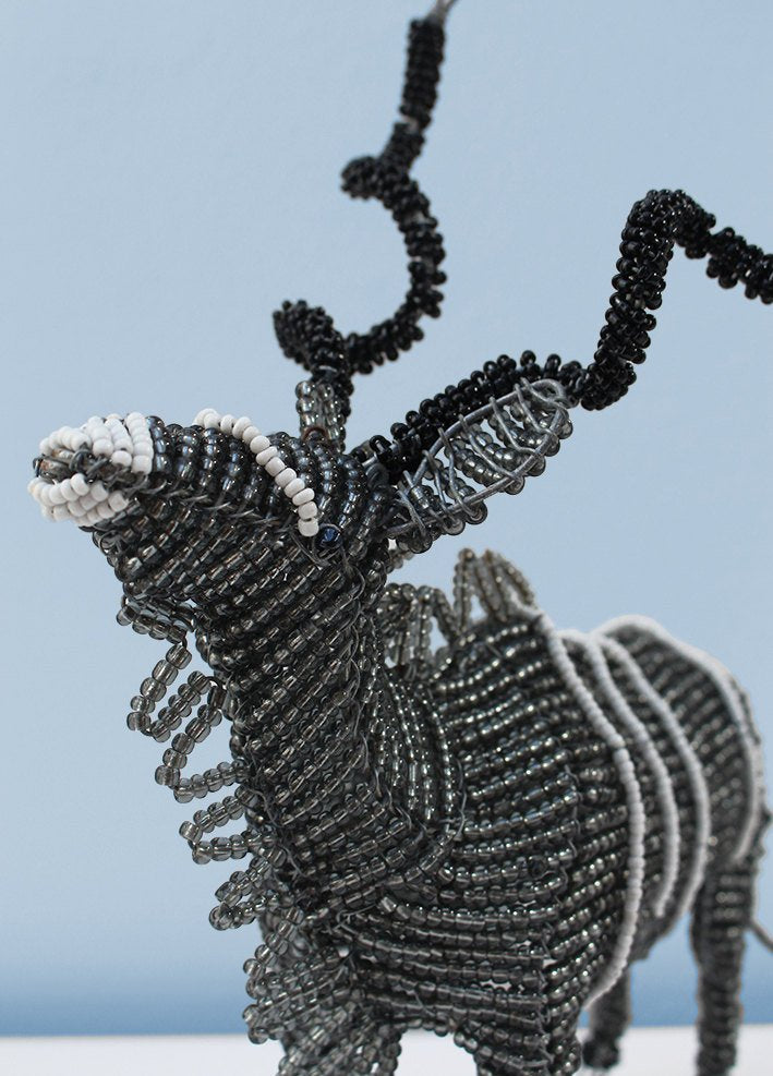 Wire and bead African buck