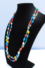 Load image into Gallery viewer, Hand-crafted paper beaded African necklace