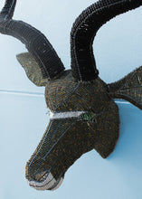 Load image into Gallery viewer, Beaded kudu head