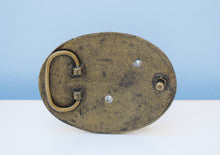 Load image into Gallery viewer, Brass African eagle belt buckle