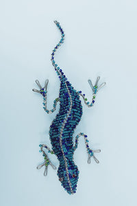 Blue beaded African gecko