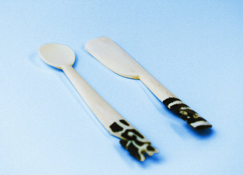 Fullbone butter knife and salt spoon