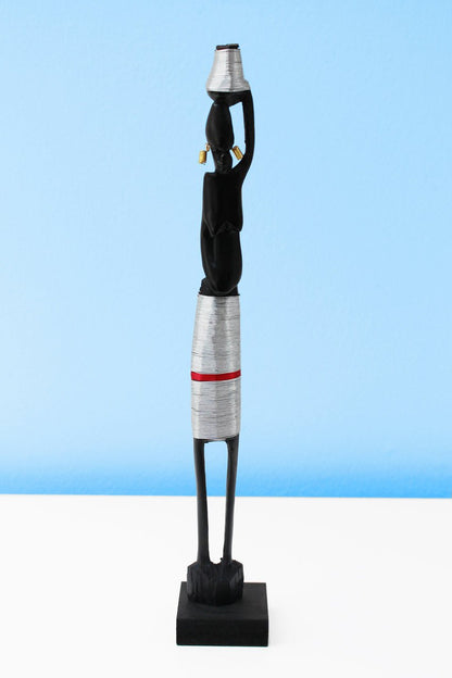 Wire African figurine