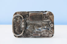 Load image into Gallery viewer, Antique nickel buffalo brass buckle