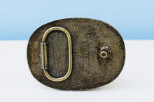 Load image into Gallery viewer, Brass horse belt buckle