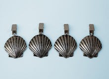 Load image into Gallery viewer, Seashell antique nickel tablecloth weights