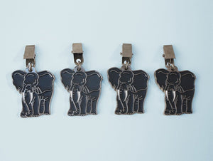 Elephant tablecloth weights