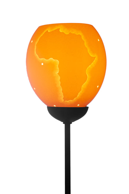 Africa & Bushman themed ostrich egg tealight